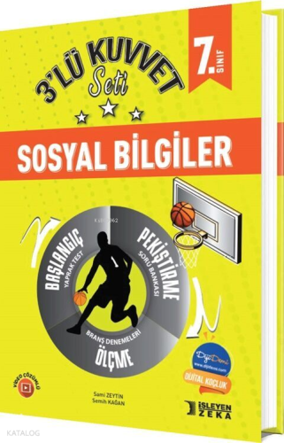 İşleyen Zeka 7. Sınıf Sosyal Bilgiler 3 lü Kuvvet Serisi Seti