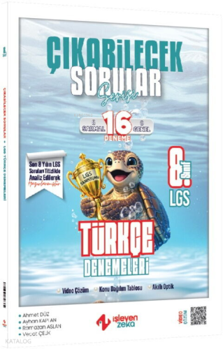 İşleyen Zeka 8. Sınıf LGS Türkçe Çıkabilecek Sorular Denemeleri