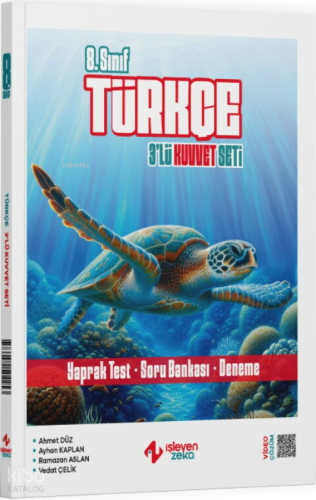 İşleyen Zeka 8. Sınıf Türkçe 3 lü Kuvvet Serisi Seti