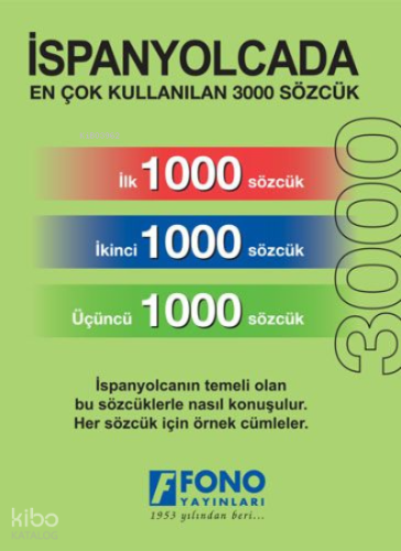 İspanyolcada En Çok Kullanilan 3000 Sözcük