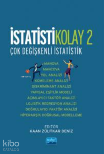 İstatistikolay 2;Çok Değişkenli İstatistik