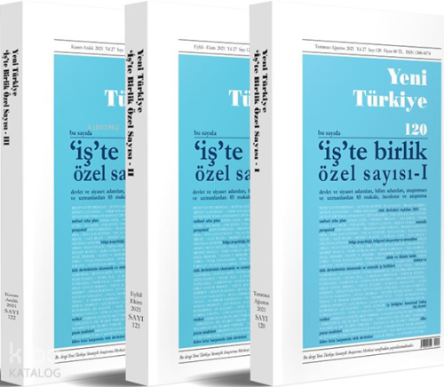 İş'te Birlik Özel Sayısı 120-121-122. Sayı (3 Cilt)
