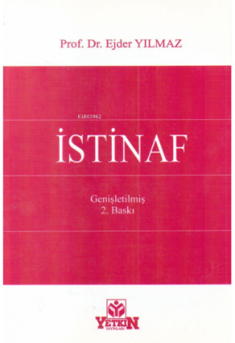 İstinaf - Kitapiks.com
