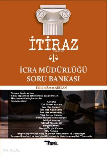 İtiraz İcra Müdürlüğü Soru Bankası
