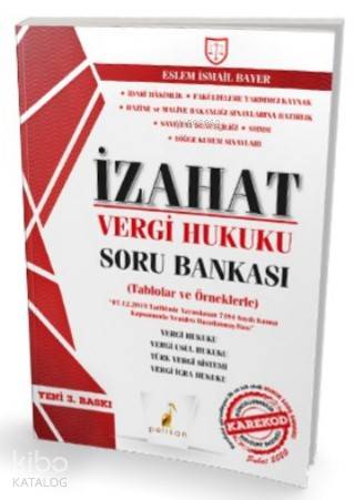 İzahat Konu Özetli Çözümlü Soru Bankası; Tablolar ve Örneklerle