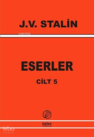 J. V. Stalin Eserler Cilt 5