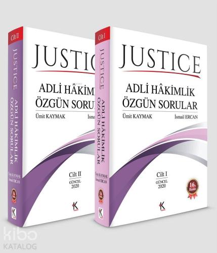Justice - Adli Hakimlik Özgün Sorular (2 Cilt Takım)