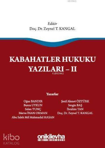 Kabahatler Hukuku Yazıları - 2 - Kitapiks.com