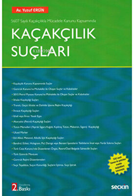Kaçakçılık Suçları - Kitapiks.com