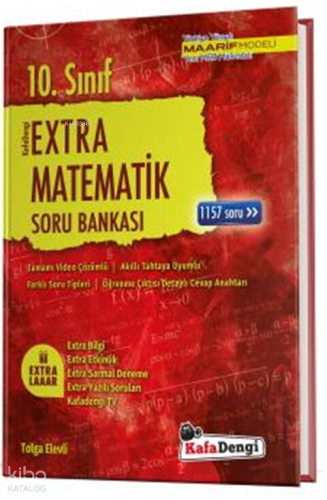 Kafa Dengi 10. Sınıf Extra Matematik Soru Bankası (Tümü Video Çözümlü)