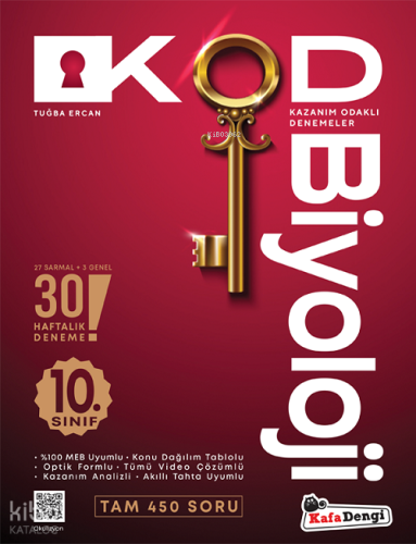 Kafa Dengi Yayınları 10. Sınıf Biyoloji KOD 30 Deneme