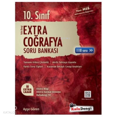 Kafa Dengi Yayınları 10. Sınıf Coğrafya Extra Soru Bankası