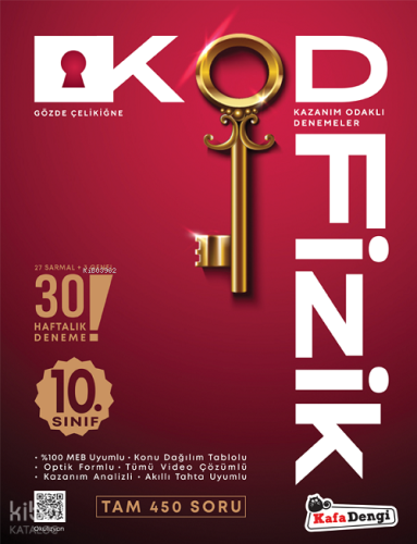 Kafa Dengi Yayınları 10. Sınıf Fizik KOD 30 Deneme