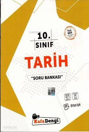Kafa Dengi Yayınları 10. Sınıf Tarih Soru Bankası Kafa Dengi 
