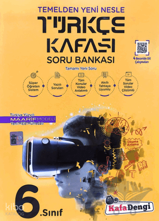 Kafa Dengi Yayınları 6. Sınıf Türkçe Kafası Soru Bankası (Tümü Video Çözümlü)