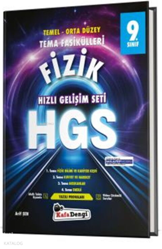 Kafa Dengi Yayınları 9. Sınıf Fizik HGS Tema Fasikülleri