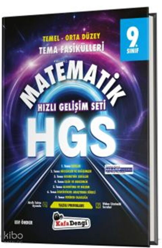 Kafa Dengi Yayınları 9. Sınıf Matematik HGS Tema Fasikülleri