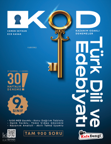 Kafa Dengi Yayınları 9. Sınıf Türk Dili ve Edebiyatı KOD 30 Deneme