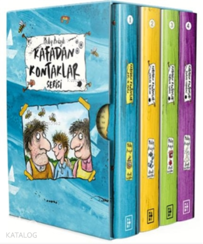Kafadan Kontaklar Serisi (4 Kitap Kutulu Set - Ciltsiz - Bayi)