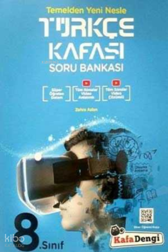 Kafadengi 8.Sınıf Türkçe Kafası Soru Bankası (Tümü Video Çözümlü)