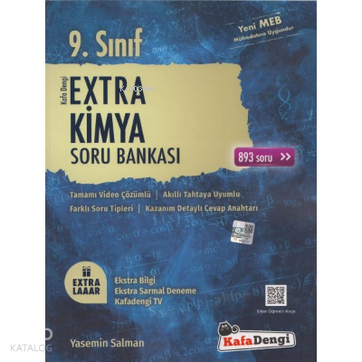 KafaDengi 9.Sınıf Extra Kimya Soru Bankası (Tümü Video Çözümlü)