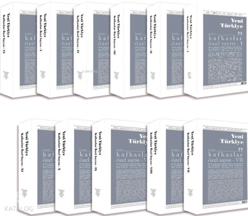 Kafkaslar Özel Sayısı Sayı 71-72-73-74-75-76-77-78-79-80-81 (11 Cilt)