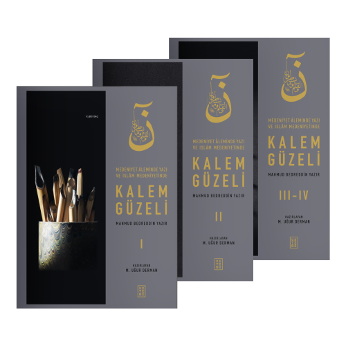Kalem Güzeli Set ;Medeniyet Âleminde Yazı ve İslâm Medeniyetinde - Kit