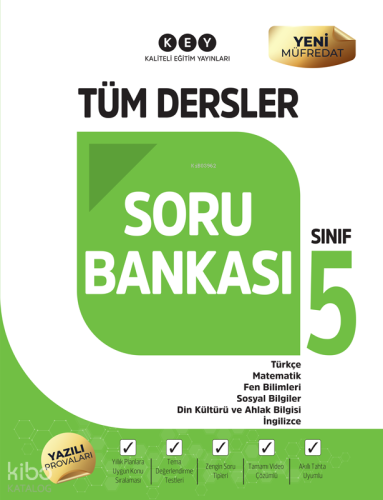 Kaliteli Eğitim Yayınları 5. Sınıf Tüm Dersler Soru Bankası