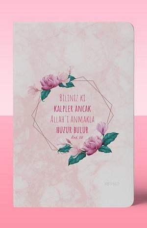 Kalpler Ancak Allah'ı Anmakla Huzur Bulur; Çizgili A5 Defter - Kitapik
