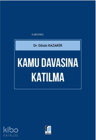 Kamu Davasına Katılma
