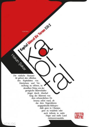 Kapital Güncel Bir Yorum Cilt 2 - Kitapiks.com