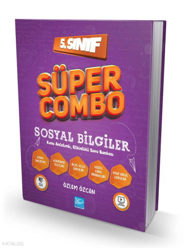 Karaca Eğitim  Süper Combo Sosyal Bilgiler 5. Sınıf Soru Kitabı