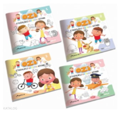 Kardeşim Ozi Etkinlikli Boyama Kitapları Seti (4 Kitap Set)