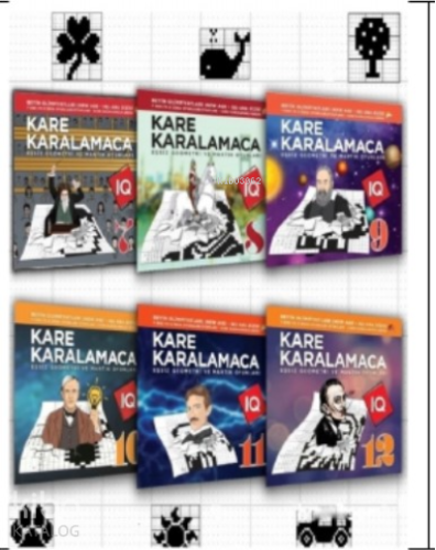 Kare Karalamaca Seti 2 7' den 70' e Akıl ve Mantık Oyunları . (6 Kitaplık Zevkli Oyunlar)