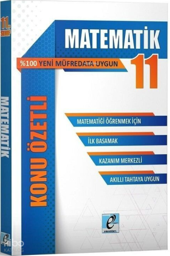 Kare Yayınları 11. Sınıf Matematik Konu Özetli Soru Bankası