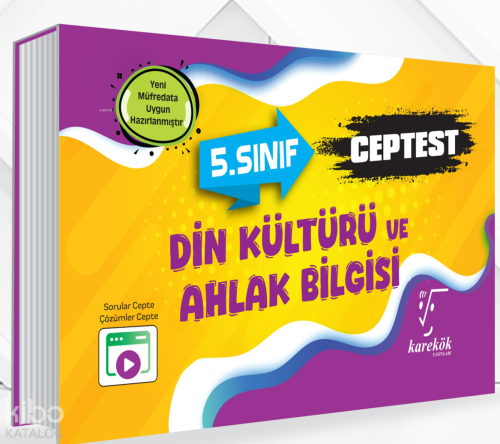Karekök Yayınları 5. Sınıf Din Kültürü ve Ahlak Bilgisi Ceptest
