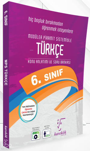 Karekök Yayınları 6.Sınıf Türkçe Mps (Modüler Piramit Sistemi)