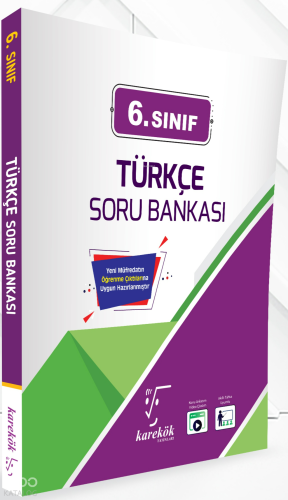 Karekök Yayınları 6. Sınıf Türkçe Soru Bankası