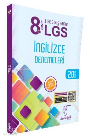 Karekök Yayınları 8. Sınıf LGS İngilizce 20 Deneme Karekök 