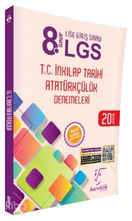 Karekök Yayınları 8. Sınıf LGS T.C. İnkılap Tarihi ve Atatürkçülük 20 Deneme Karekök 