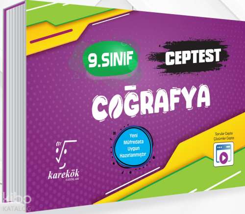 Karekök Yayınları 9.Sınıf Cep Test Coğrafya