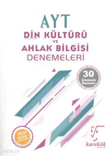 Karekök Yayınları AYT Din Kültürü ve Ahlak Bilgisi Denemeleri Karekök 
