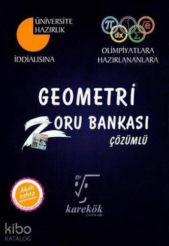Karekök Yayınları İddialısına Olimpiyatlara Hazırlananlara Geometri Zoru Bankası Karekök