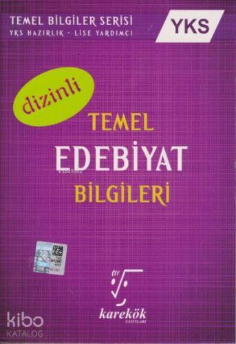 Karekök Yayınları YKS Temel Edebiyat Bilgileri Dizinli Karekök