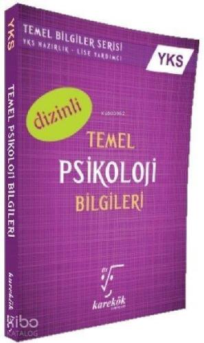 Karekök Yayınları YKS Temel Psikoloji Bilgileri Dizinli Karekök