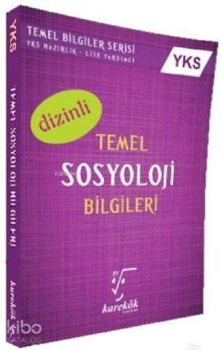 Karekök Yayınları YKS Temel Sosyoloji Bilgileri Dizinli Karekök