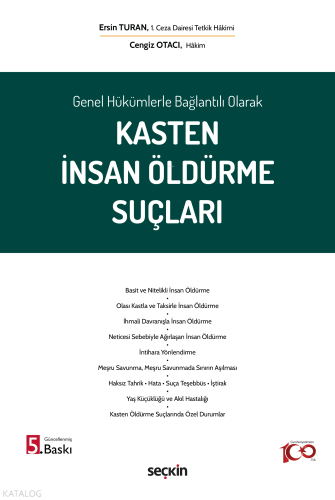 Kasten İnsan Öldürme Suçları
