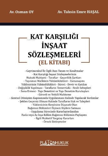 Kat Karşılığı İnşaat Sözleşmeleri (El Kitabı)