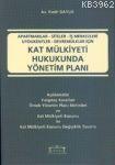 Kat Mülkiyeti Hukukunda Yönetim Planı