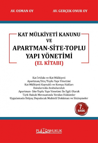 Kat Mülkiyeti Kanunu Ve Apartman-Site Toplu Yapı Yönetimi - Kitapiks.c